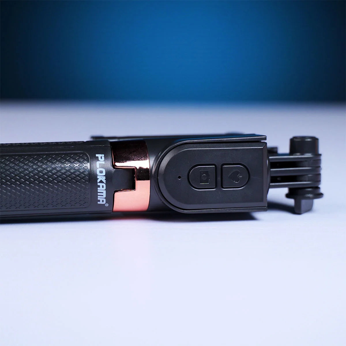 Plokama 4-in-1 Bluetooth Selfie Stick Tripod with LED Light |360° Rotation