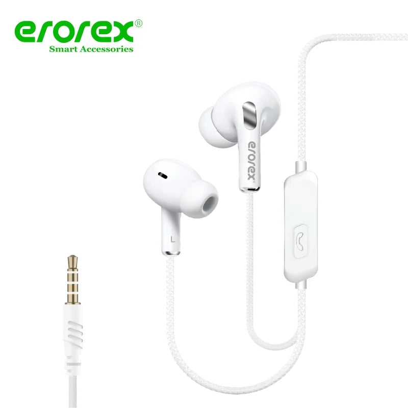 Erorex M-13 Wired Handsfree | 3.5mm Jack with Mic & Extra Bass