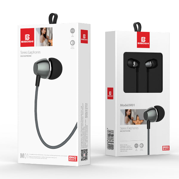 Biboshi M60 Wired Earphones with Noise Isolation,  PCs & Gaming Devices