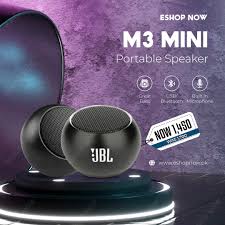 JBL M3 Mini Wireless Bluetooth Speaker with Memory Card Support | Portable Bass Speaker